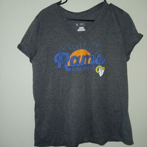 Team Apparel Dark Gray V-Neck T-Shirt